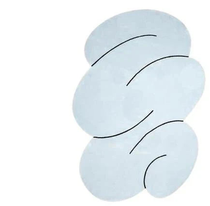 Tapis Minimaliste Forme Organique - N