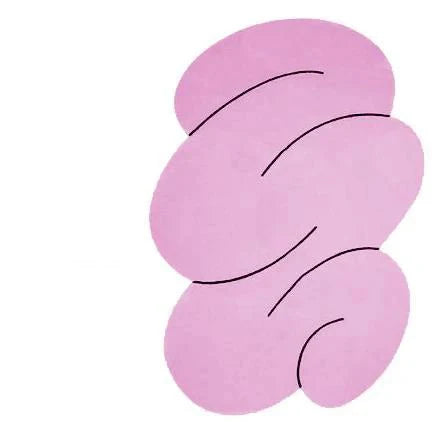 Tapis Minimaliste Forme Organique - P