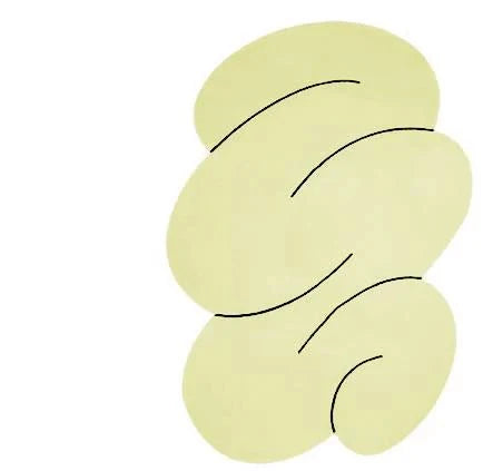 Tapis Minimaliste Forme Organique - Q