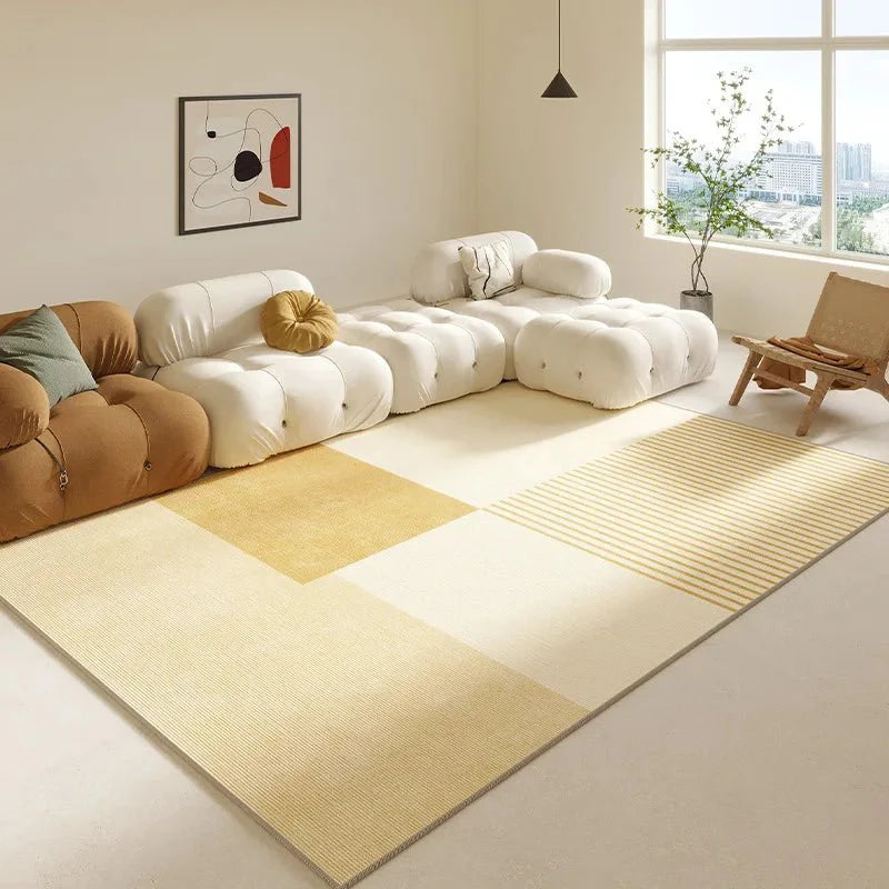 Tapis Moderne Géométrique Lignes Continues - E
