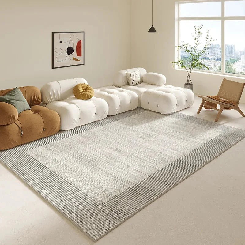 Tapis Moderne Géométrique Lignes Continues - G