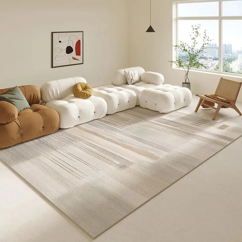 Tapis Moderne Géométrique Lignes Continues - I