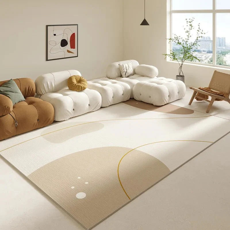 Tapis Moderne Géométrique Lignes Continues - K
