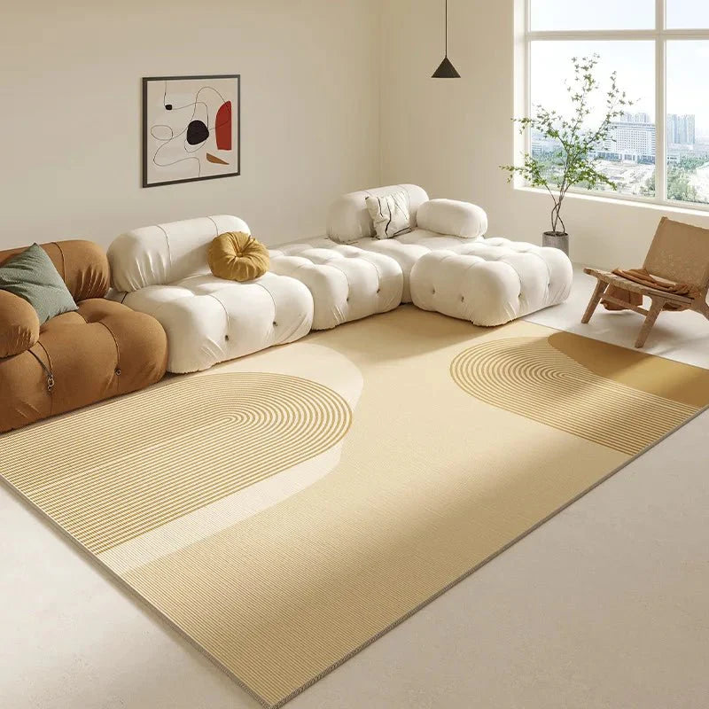 Tapis Moderne Géométrique Lignes Continues - L