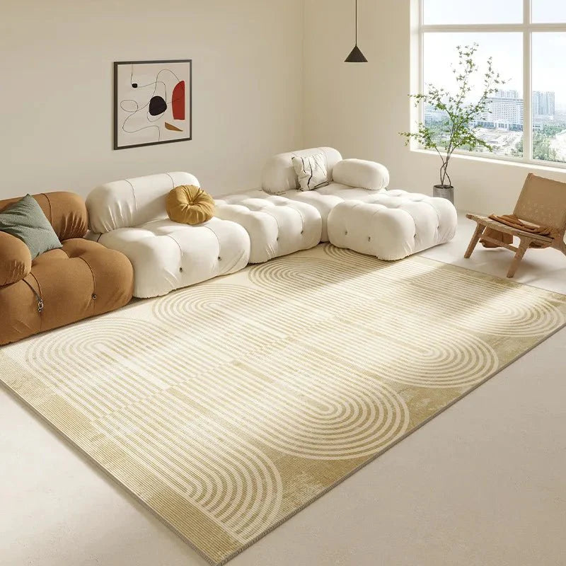 Tapis Moderne Géométrique Lignes Continues - T