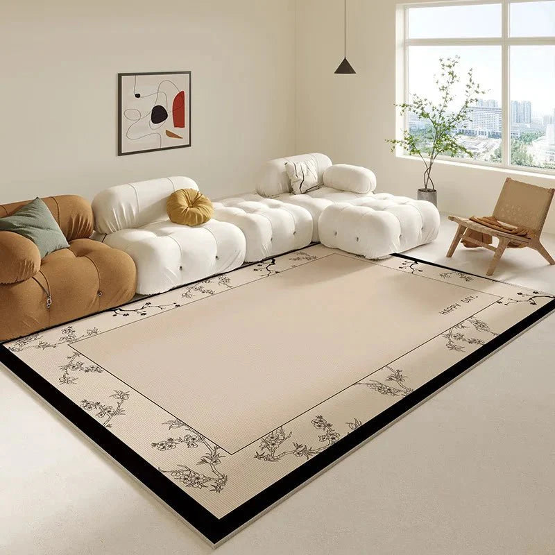 Tapis Moderne Géométrique Lignes Continues - V