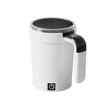 Tasse Auto Melangeuse avec Socle Auto - Mélangeur Universel - Blanc