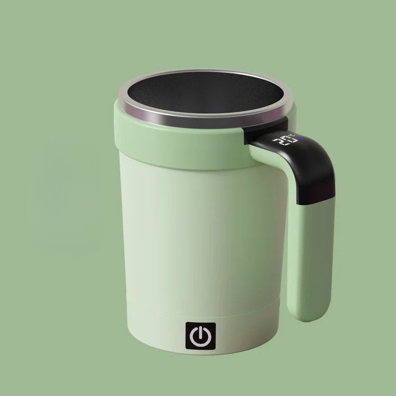 Tasse Auto Melangeuse avec Socle Auto - Mélangeur Universel - Vert