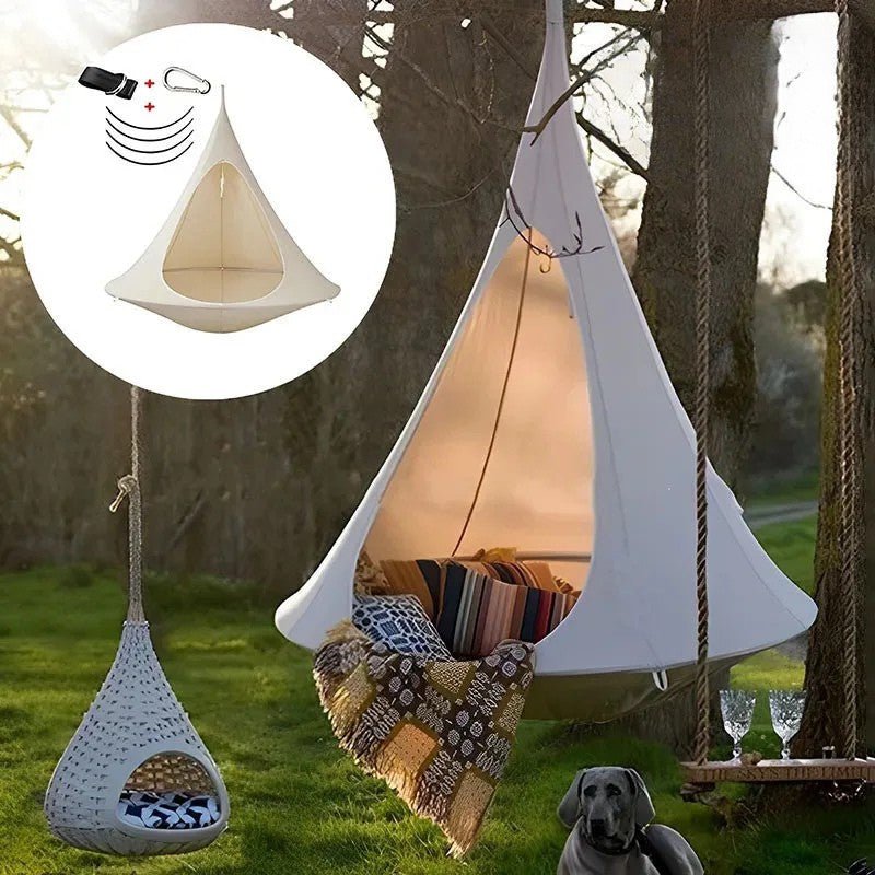 Tente Suspendue Arbre - Blanc