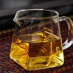 Théière en Verre Borosilicate avec Infuseur Design Cubique - 350ML
