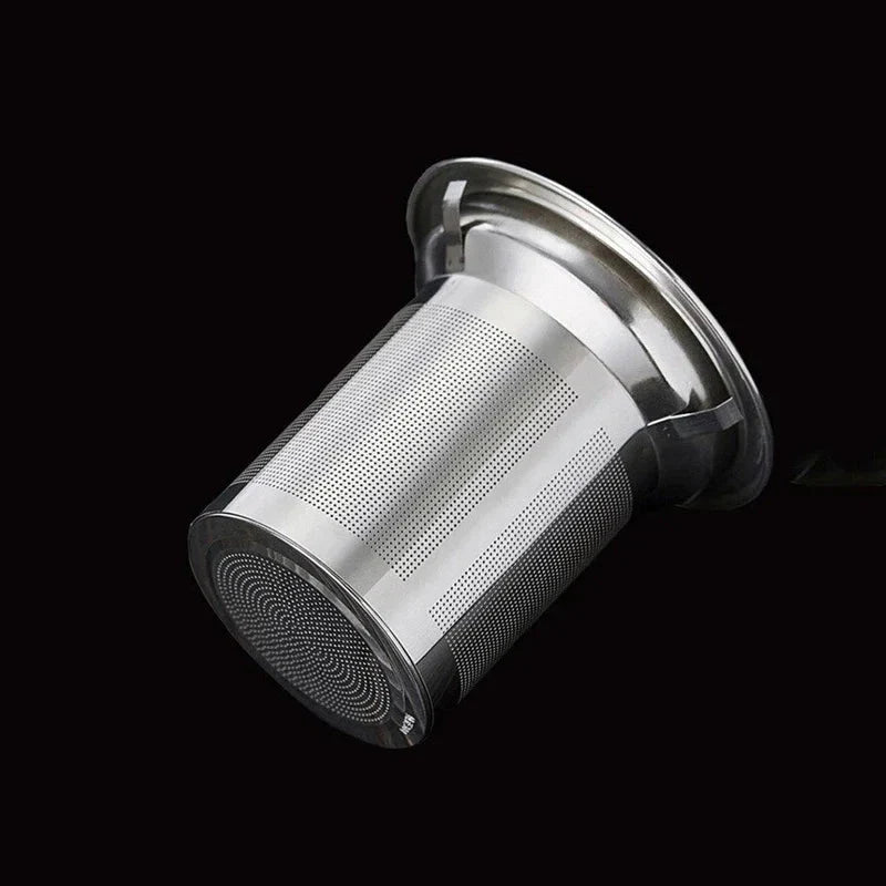 Théière en Verre Borosilicate avec Infuseur Design Cubique - 350ML