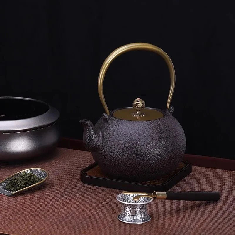 Théière Japonaise 1.2L en Fonte Tetsubin -