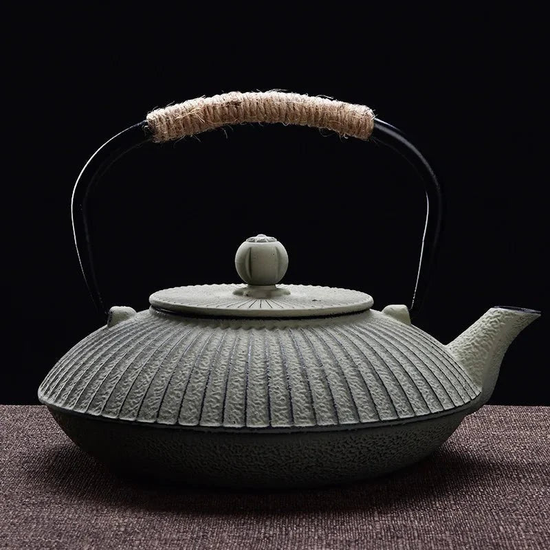 Théière Japonaise en Fonte Forme Plate 800ML - C