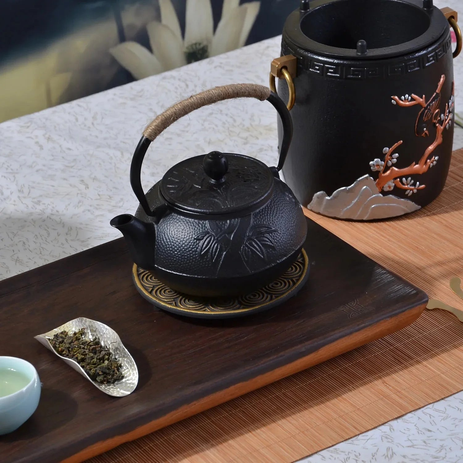 Théière Japonaise en Fonte Noire 600ml - A