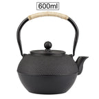 Théière Japonaise en Fonte Noire Émaillée - 600ML