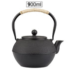 Théière Japonaise en Fonte Noire Émaillée - 900ML