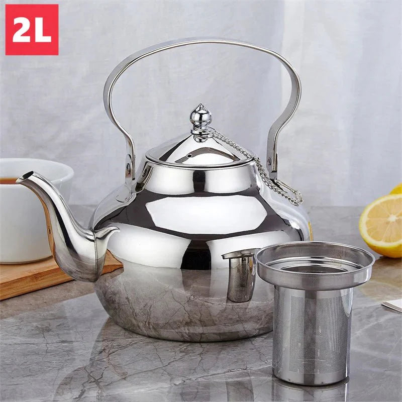 Théière Orientale en Inox - H