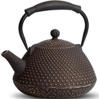 Théière Traditionnelle en Fonte Émaillée 800ML - Noir