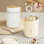 Thermos Soupe Chauffant Électrique 600ML - Blanc
