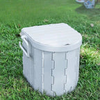 Toilette Portable Pliable - Gris