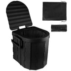 Toilette Portable Pliable - Noir
