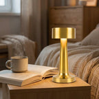 Lampe Vesper — Métal Tactile & Sans Fil