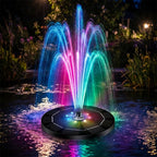 Fontaine Solaire pour Bassin LED 3,5W 18CM Diamètre