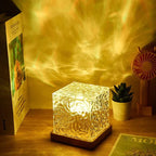 Veilleuse Cristal Cube RGB -