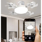Ventilateur de Plafond à Douille E27 - Blanc